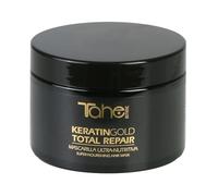Tahe Botanic Mascarilla para el cabello Total Repair Ultra-nutritiva con Queratina, Oro Líquido y Aceite de Argán, 300 ml