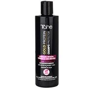 Tahe Gold Protein Champú protector para cabellos opacos, teñidos o con mechas con efecto antiencrespamiento (300 ml)
