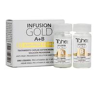 Tahe Infusion Gold Tratamiento para el cabello antiencrespamiento A+B de solución progresiva, 2 x 10 ml