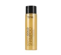 Tahe Keratin Gold Champú con Queratina Pura y Oro Líquido con Aporte Extra de Suavidad y Volumen (300 ml)