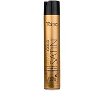Tahe - Laca de Fijación Satin Keratin Gold para Cabello Seco o Dañado (Fijación 5), 400 ml