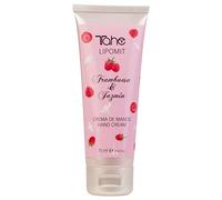 Tahe Lipomit Crema de Manos hidratante de Frambuesa y Jazmín con Protección Anti-UV, 75 ml