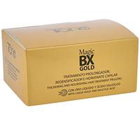 Tahe Magic BX Gold Tratamiento Capilar Redensificador Hidratante de Larga Duración, Caja de 5 Ampollas 10 ml. Brillo Infinito, Melena Densa, Suavidad Extrema