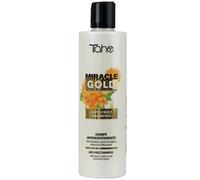 Tahe Miracle Gold Champú Antiencrespamiento con Queratina, Aceite de Argán y extracto de Manzanilla, Milagro Anti-Frizz (300 ml)
