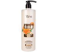 Tahe Miracle Gold Mascarilla Antiencrespamiento para Cabellos Gruesos con Queratina, Aceite de Argán y extracto de Manzanilla (1000 ml (Paquete de 1))