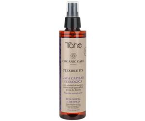 Tahe Organic Care Laca Capilar Ecológica Flexible Fix Anti-humedad y sin dejar residuos, 200 ml (Extra-fuerte)
