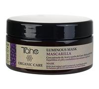 Tahe Organic Care Mascarilla Capilar Iluminadora Luminous con Extracto de Açaí y Aceite de Coco, efecto Rubio frío, 300 ml