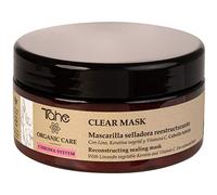 Tahe Organic Care Mascarilla capilar selladora reestructurante Clear Chroma System con Lino, Queratina Vegetal y Vitamina C (300 ml)