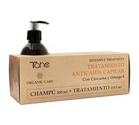 Tahe Organic Care Pack Anticaída Capilar Intensive Champú para la caída + Tratamiento ampollas anti-caída, 375 ml