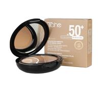 Tahe Protector compacto solar mineral facial con protección 50+ con color mimético, 0% filtros químicos, 15 ml