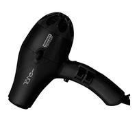 Tahe Secador de Pelo Profesional 2000W con 3 Temperaturas + Golpe de Aire frío, Filtro de Aire y Protección Térmica con 2 Boquillas + Difusor, Color Negro
