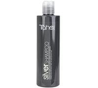 Tahe Silver Champú Corrector Del Tono para Cabellos blancos, grises, rubios o con mechas, 300 ml