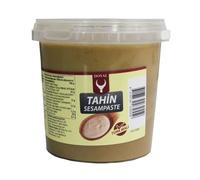Tahina pura de sésamo tostado 1 kg formato grande crema de sésamo para hummus, salsas y repostería, cocina de Oriente Medio