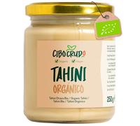 Tahini de Sésamo Ecológico - 250g. Salsa Tahini para Hummus de Garbanzos de Semillas de Sésamo. Contiene Vitaminas Proteínas Fibras y Antioxidantes. Para Veganos y Vegetarianos. Para Buddha Bowl.