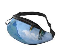 Tahiti Beaches Print - Riñonera ligera para hombres y mujeres, para viajes, compras y eventos al aire libre