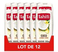 TAHITI - Gel de ducha Tahiti Coco y aceite de coco - Fórmula a base de ingredientes naturales - 12 x 250 ml