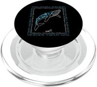 Tahití, Moorea, Bora Bora - Tatuaje polinesio de Ballena jorobada PopSockets PopGrip para MagSafe