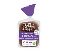 TAHO CEREAL PAN DE MOLDE INTEGRAL 5 SEMILLAS CON MASA MADRE BIO, 400 g 400 g