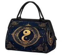 Tai Chi Art - Bolsa de viaje para mujeres, hombres, niños y niñas, bolsa de fin de semana, bolsa de viaje de 24 L para deportes, gimnasio, yoga, color, Big, Organizador de bolsas