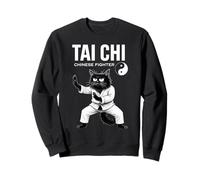 Tai Chi Artes Marciales Gato Yin Yang Mainecoon Funny Cats Sudadera
