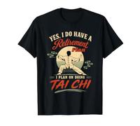 Tai Chi Artes Marciales Meditación Diseño Divertido Camiseta gráfica económica, Hombre, Negro, M