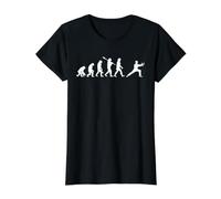 Tai Chi Artes Marciales Meditación Divertido Diseño Evolución Camiseta gráfica económica, Mujer, Negro, XL