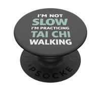 Tai Chi Caminando No Soy Lento Humor PopSockets PopGrip Adhesivo
