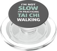 Tai Chi Caminando No Soy Lento Humor PopSockets PopGrip para MagSafe