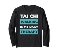 Tai Chi Caminar Práctica Diaria Terapia Humor Manga Larga