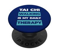 Tai Chi Caminar Práctica Diaria Terapia Humor PopSockets PopGrip Adhesivo