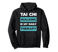 Tai Chi Caminar Práctica Diaria Terapia Humor Sudadera con Capucha