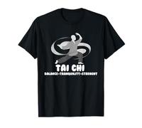 Tai Chi Cuerpo Mente Bienestar Meditación Arte Marcial Espiritual Camiseta