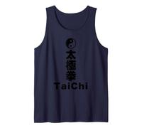 Tai Chi - Espiritual Paz Balance Meditación de Flujo de Energía Camiseta sin Mangas