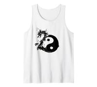 Tai Chi Flow State Tao Yin Yang Dragon Año Nuevo Lunar Camiseta sin Mangas