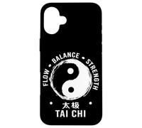 Tai Chi Flujo Equilibrio Fuerza Yin Yang Artes Marciales Carcasa para iPhone 16 Plus