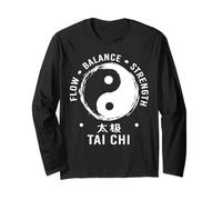 Tai Chi Flujo Equilibrio Fuerza Yin Yang Artes Marciales Manga Larga