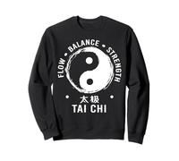 Tai Chi Flujo Equilibrio Fuerza Yin Yang Artes Marciales Sudadera