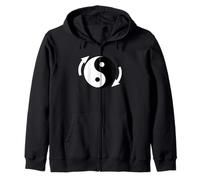 Tai Chi Flujo Estado Tao Ying Yang Equilibrio Cuerpo Mente Espíritu Sudadera con Capucha
