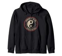 Tai Chi Principiantes Divertido Dicho Yin/Yang Diseño Sudadera con Capucha