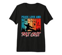 Tai Chi Principiantes/Estudiante de Tai Chi. Paz, Amor y Tai Chi Camiseta Premium