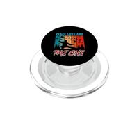 Tai Chi Principiantes/Estudiante de Tai Chi. Paz, Amor y Tai Chi PopSockets PopGrip para MagSafe