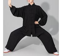 Tai Chi Ropa Kung Fu Artes Marciales Uniforme Hombres Y Mujeres Shaolin Qi Gong Traje De Entrenamiento Zen Meditación Ropa De Entrenamiento Matutino,002,L