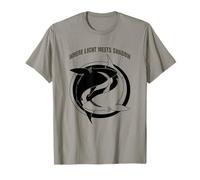 Tai Chi Shark, Yin Yang. Balance. Light meets Shadow Camiseta