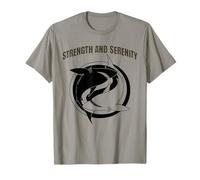 Tai Chi Shark, Yin Yang. Balance. Strength and Serenity Camiseta