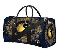 Tai Chi Yin Yang - Bolsa de viaje para mujeres, hombres, niñas, niños, fin de semana, bolsa de noche, 22,7 L, bolsa de equipaje para deportes, gimnasio, yoga, color, 22.7L, Organizador de bolsas