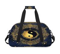 Tai Chi Yin Yang - Bolsas de lona para mujeres, hombres, niños y niñas, bolsa de viaje para fin de semana, bolsa de viaje de 24 L, bolsa de deporte para gimnasio, bolsa de práctica, color, 24 L,