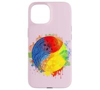 Tai Chi Yin Yang Cinco Elementos Chino Bagua Wushu Feng Shui Carcasa para iPhone 15