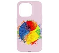 Tai Chi Yin Yang Cinco Elementos Chino Bagua Wushu Feng Shui Carcasa para iPhone 15 Pro