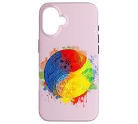 Tai Chi Yin Yang Cinco Elementos Chino Bagua Wushu Feng Shui Carcasa para iPhone 16