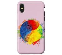 Tai Chi Yin Yang Cinco Elementos Chino Bagua Wushu Feng Shui Carcasa para iPhone X/XS